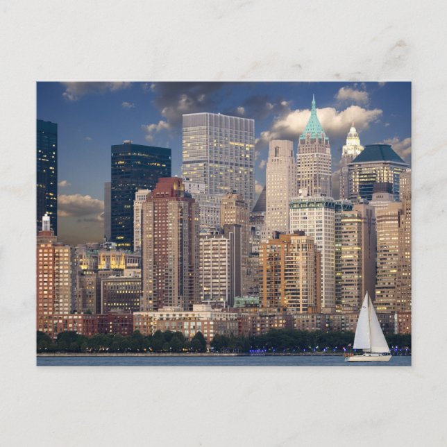 New York City Skyline Postcard (Front)