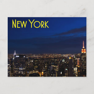 New York City Skyline Postcard
