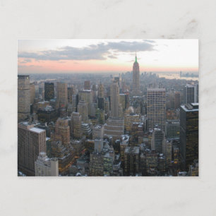 New York City Skyline Postcard