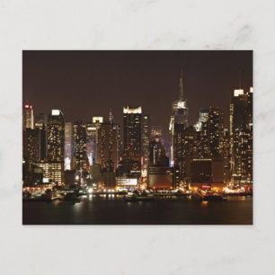 New York City Skyline Postcard