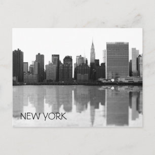 New York City skyline postcard