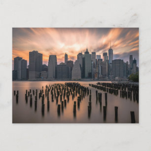 NEW YORK CITY SKYLINE POSTCARD