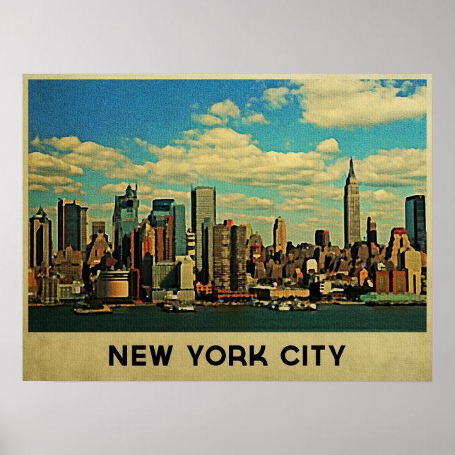 New York City Skyline Poster (Front)
