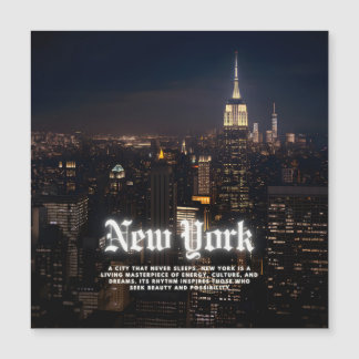 New York City Skyline Poster Template