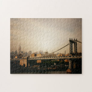 New York City Skyline Puzzle - Manhattan Bridge