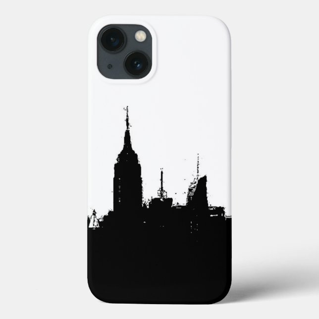 New York City Skyline Silhouette iPad Air Case (Back)