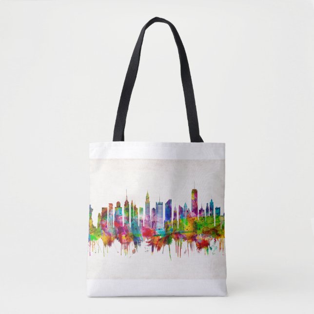 New York City Skyline Tote Bag (Front)