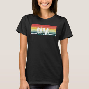 New York City Skyline Vintage I Love NY Buildings T-Shirt