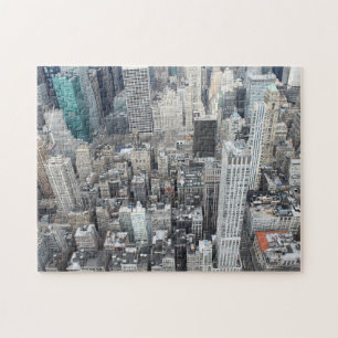 New York City skyscrapers from above Jigsaw Puzzle