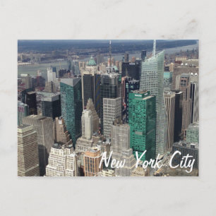 New York City Skyscrapers Postcard