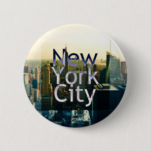 New York City Souvenir 6 Cm Round Badge