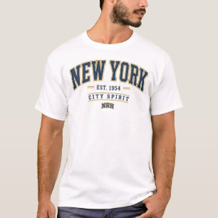 New York City Spirit Vintage Varsity Men's T-Shirt
