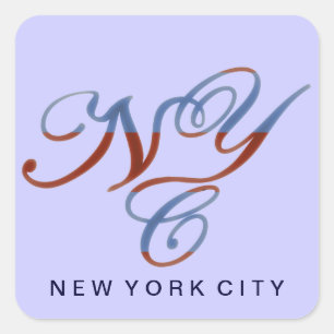 NEW YORK CITY SQUARE STICKER