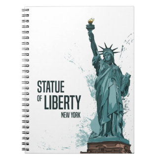New York city. Statue of Liberty Notebook