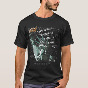 New York City Statue of Liberty Teen Spirit Freedo T-Shirt