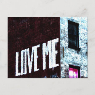 New York City Street Graffiti Photo Postcard