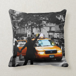 New York City Street Scene Cushion