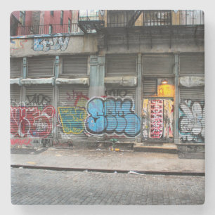 New York City Street Urban Photo Stone Coaster