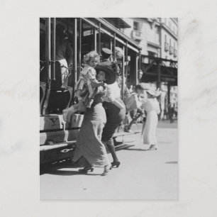 New York City Streetcar, 1913 Postcard