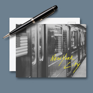 New York City Subway  Postcard