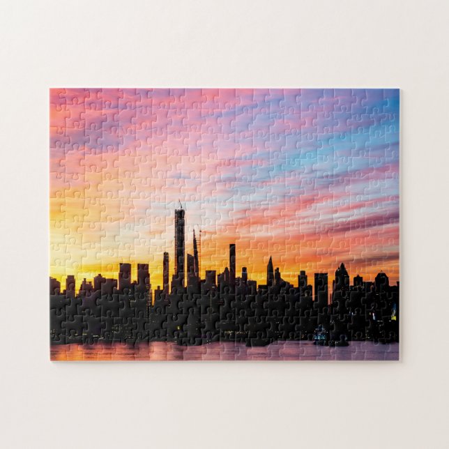 New York City Sunrise - 30 Year Timelapse Puzzle (Horizontal)