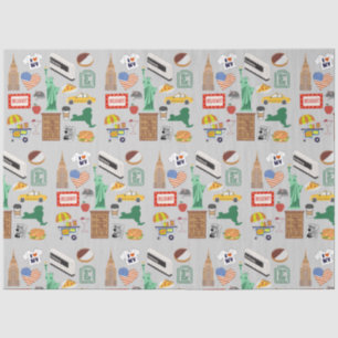 New York City Symbols Tissue Paper