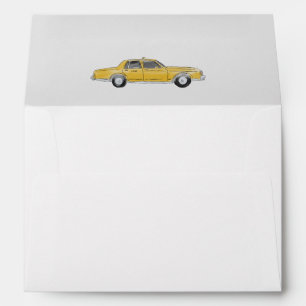 New York City Taxi Envelope. NYC Wedding. Envelope