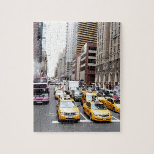New York City Taxis Jigsaw Puzzle