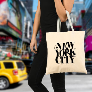 New York City text design, Souvenir Tote Bag
