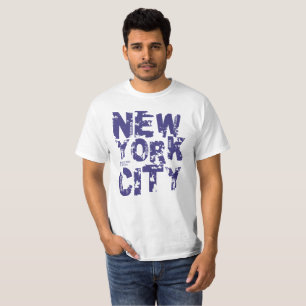 New York City Text Typography States America T-Shirt