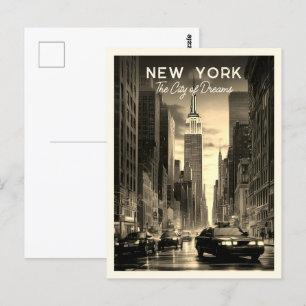 New York City   The City of Dreams Postcard
