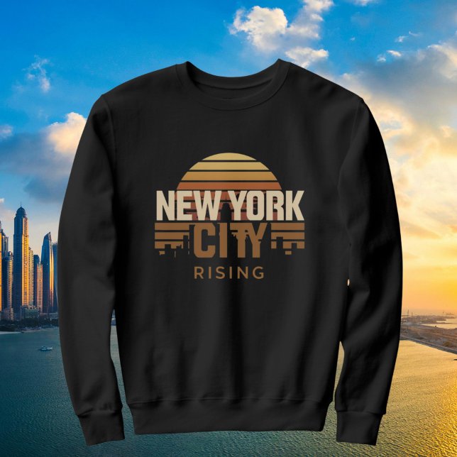 New York City &   the Rising  Sun Sweatshirt (Creator Uploaded)