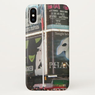 New York City Times Square City Lights iPhone X Case