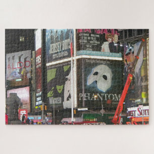 New York City Times Square City Lights Jigsaw Puzzle
