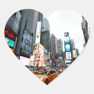 New York City - Times Square - USA Heart Sticker
