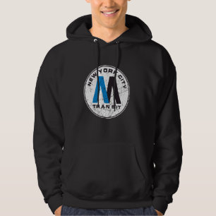 New York City Transit MTA Subway Train Retro New Y Hoodie
