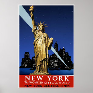 New York City travel poster
