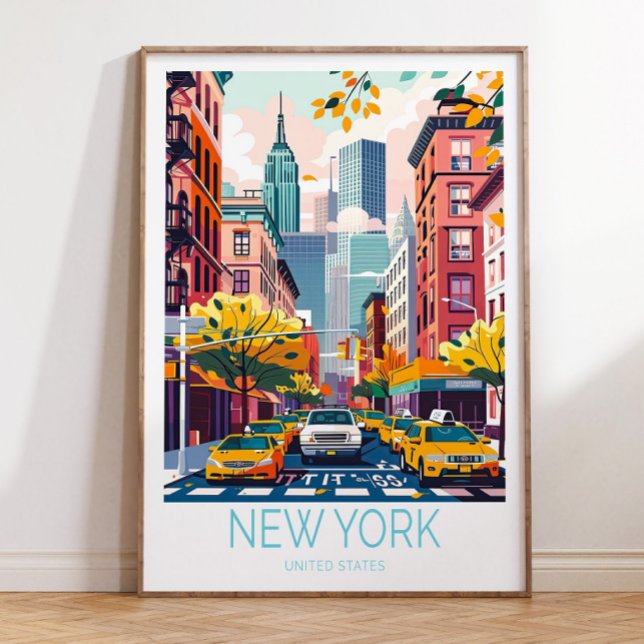 New York City Travel Poster Print, United States  (Creator Uploaded)