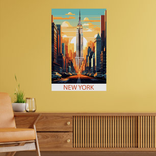 New York City Travel Wall Poster