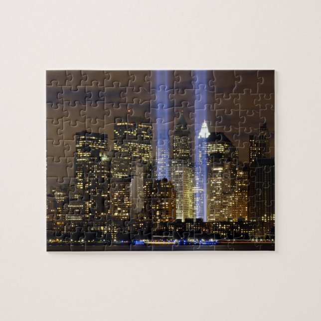 New York City Tribute In Lights Jigsaw Puzzle (Horizontal)