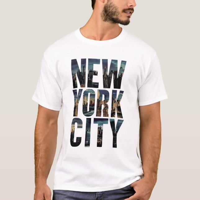 New York City Typography t-shirt Design (Front)