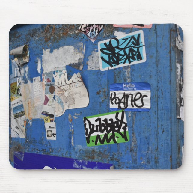 New York City Urban Street Photography Graffiti NY Mouse Pad (Front)