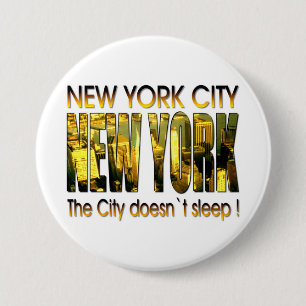 New York City USA 7.5 Cm Round Badge