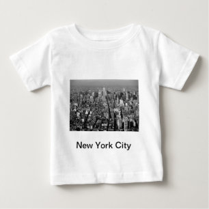 New York City USA skyline 1987 Baby T-Shirt