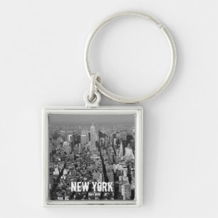 New York City USA skyline 1987 Key Ring
