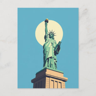 New York City Vintage Statue of Liberty Postcard