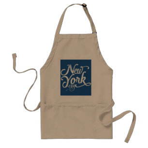 New York City vintage typography Standard Apron