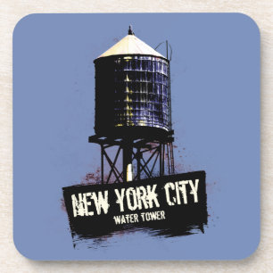 New York City Water Tower Coaster Set