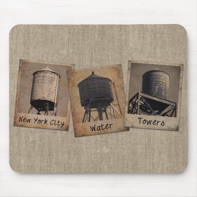 New York City Water Towers Mouse Pad (Front)
