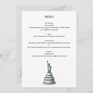 New York City Wedding Cake Menu